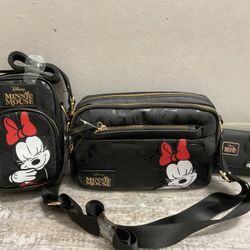 NWT minnie Crossbody Bag, Wallet And Phone Crossbody Bag