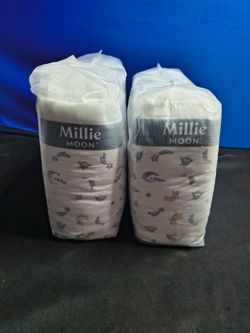 2 Sleeves of Millie Moon Size 5 Diapers