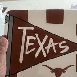 Collectors official Texas longhorn dinner and dessert plates