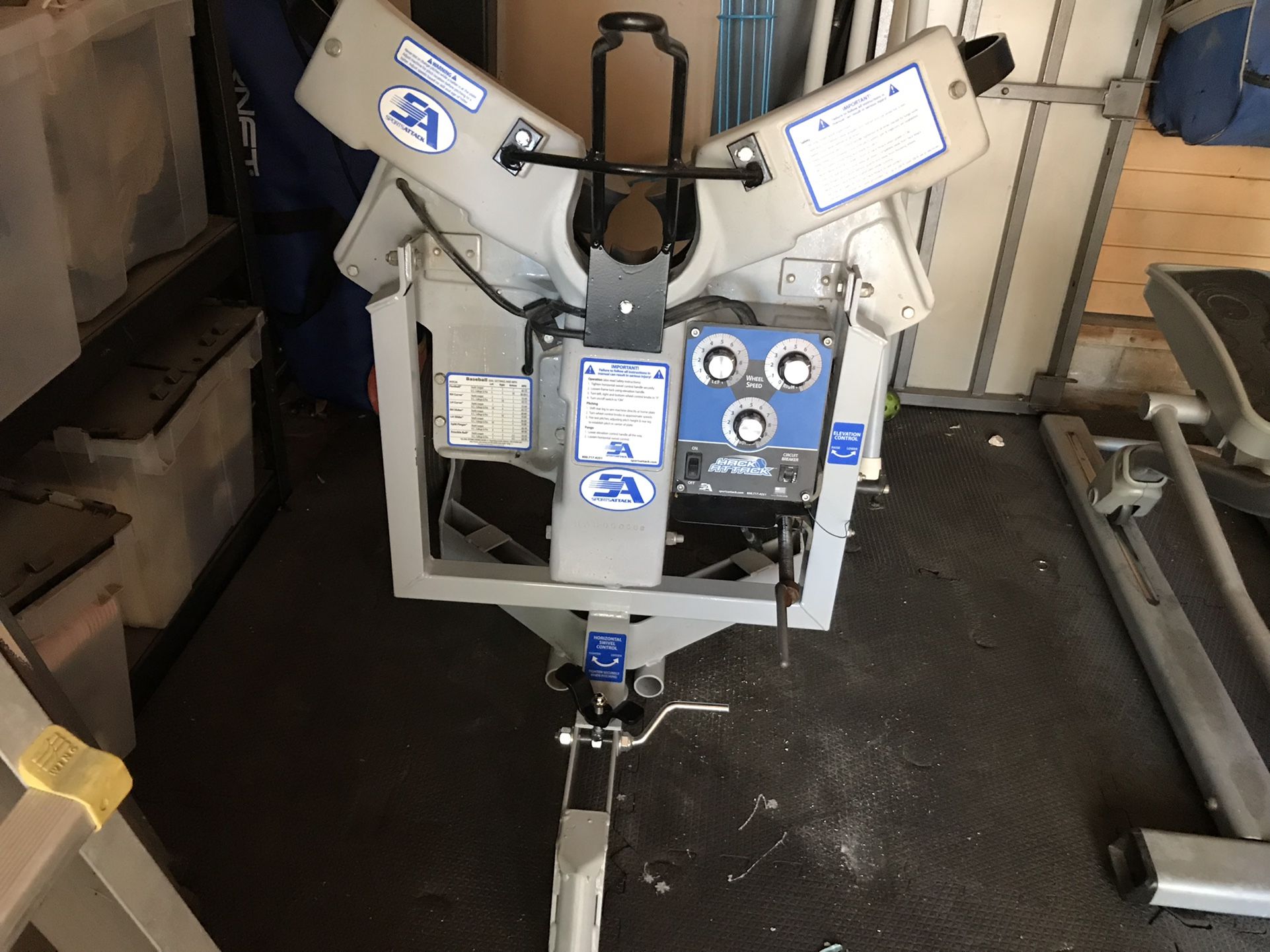 Hack Attack pitching machine