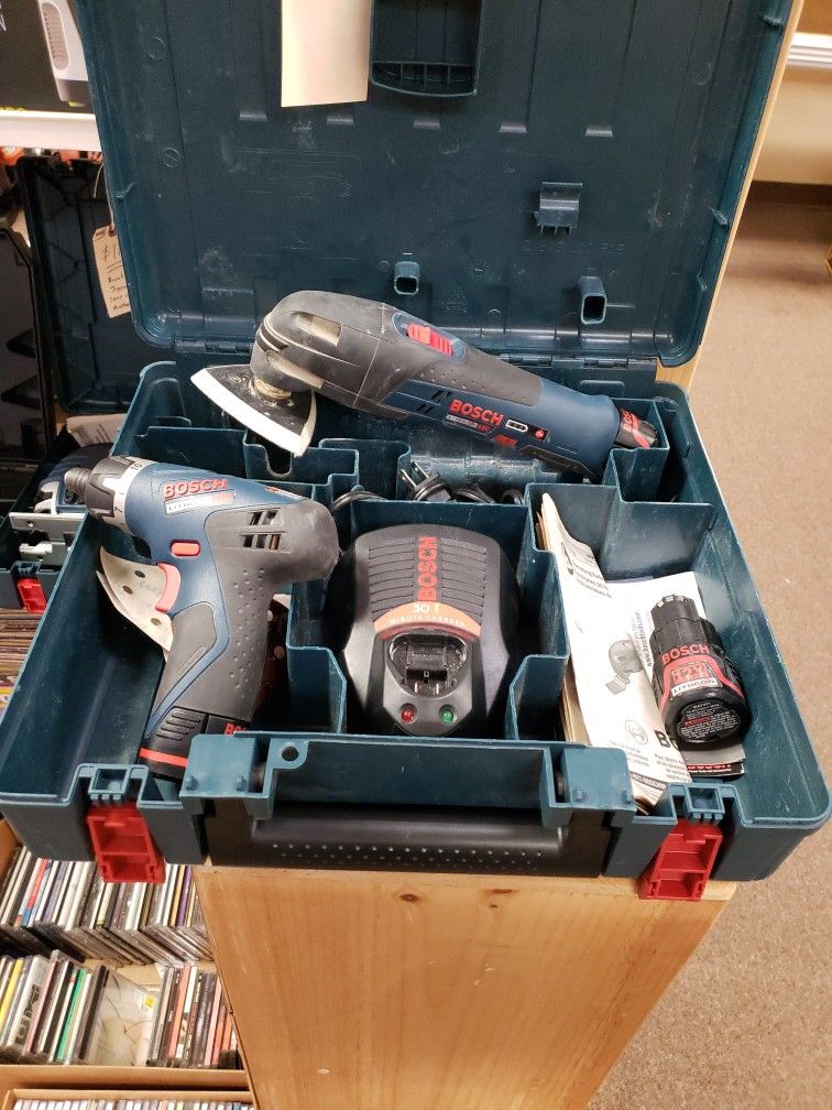 Bosch 12 Volt Multi Tool And Screwdriver Kit