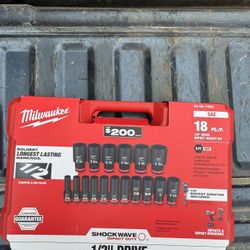 Milwaukee 1/2 Sockets