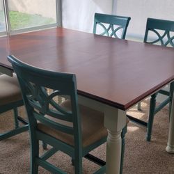 Dinning Room Table With Chairs And Bench