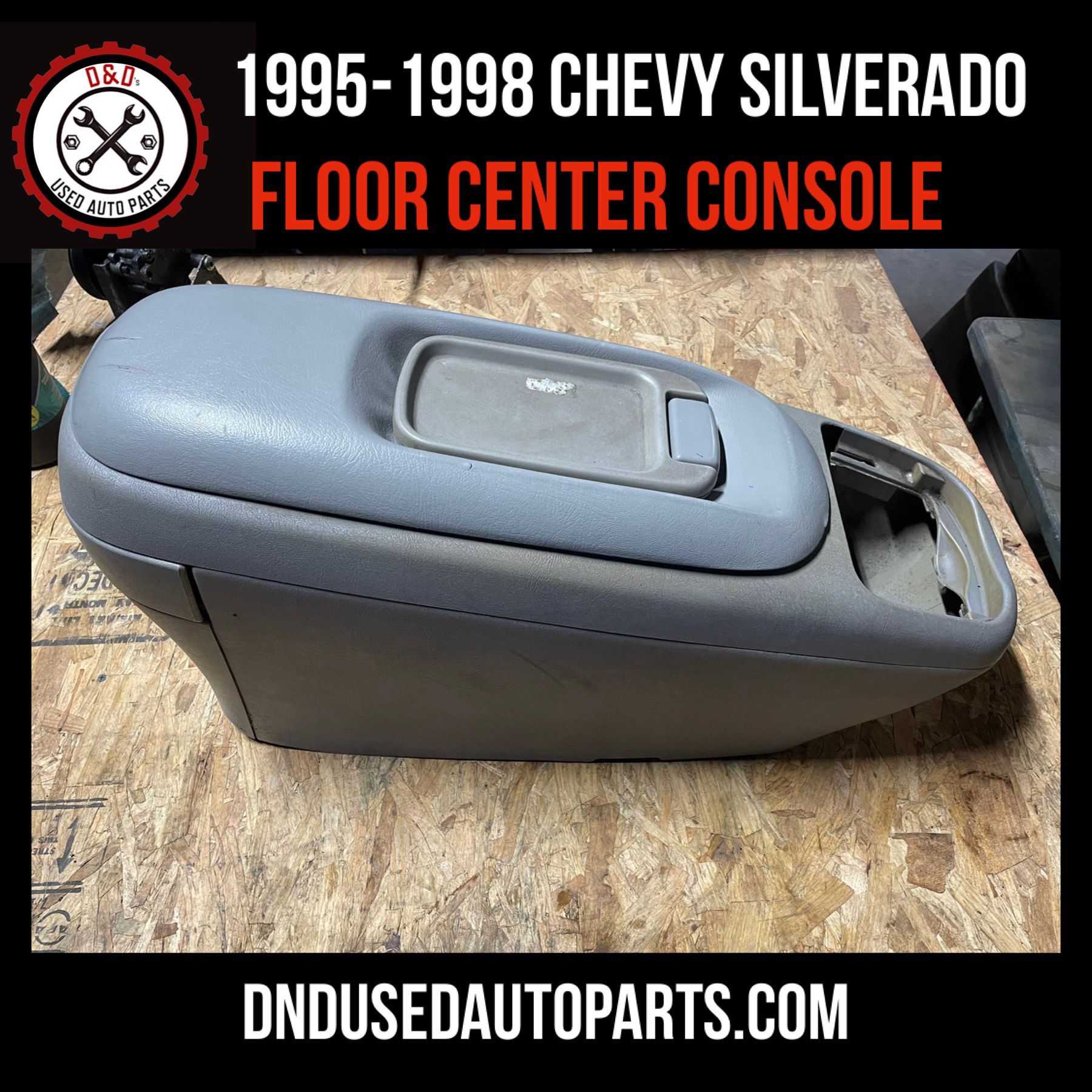 ‘95-‘99 Chevy 1500 Floor Center Console OEM Gray