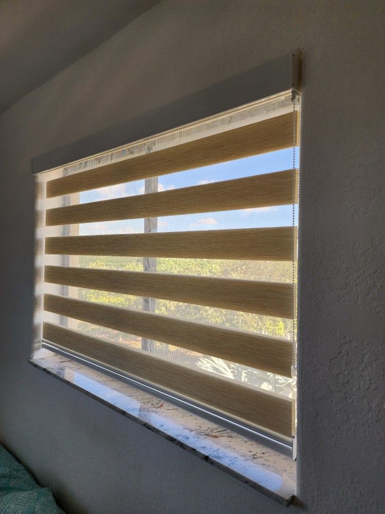 Zebra Shades Y Roller Shades Blinds And Blackout Shades