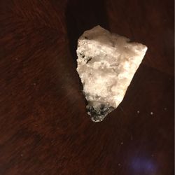 Black and white crystal