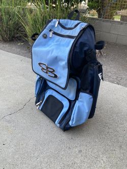 Blue Hybrid Boombah Superpack Roller Bat Bag