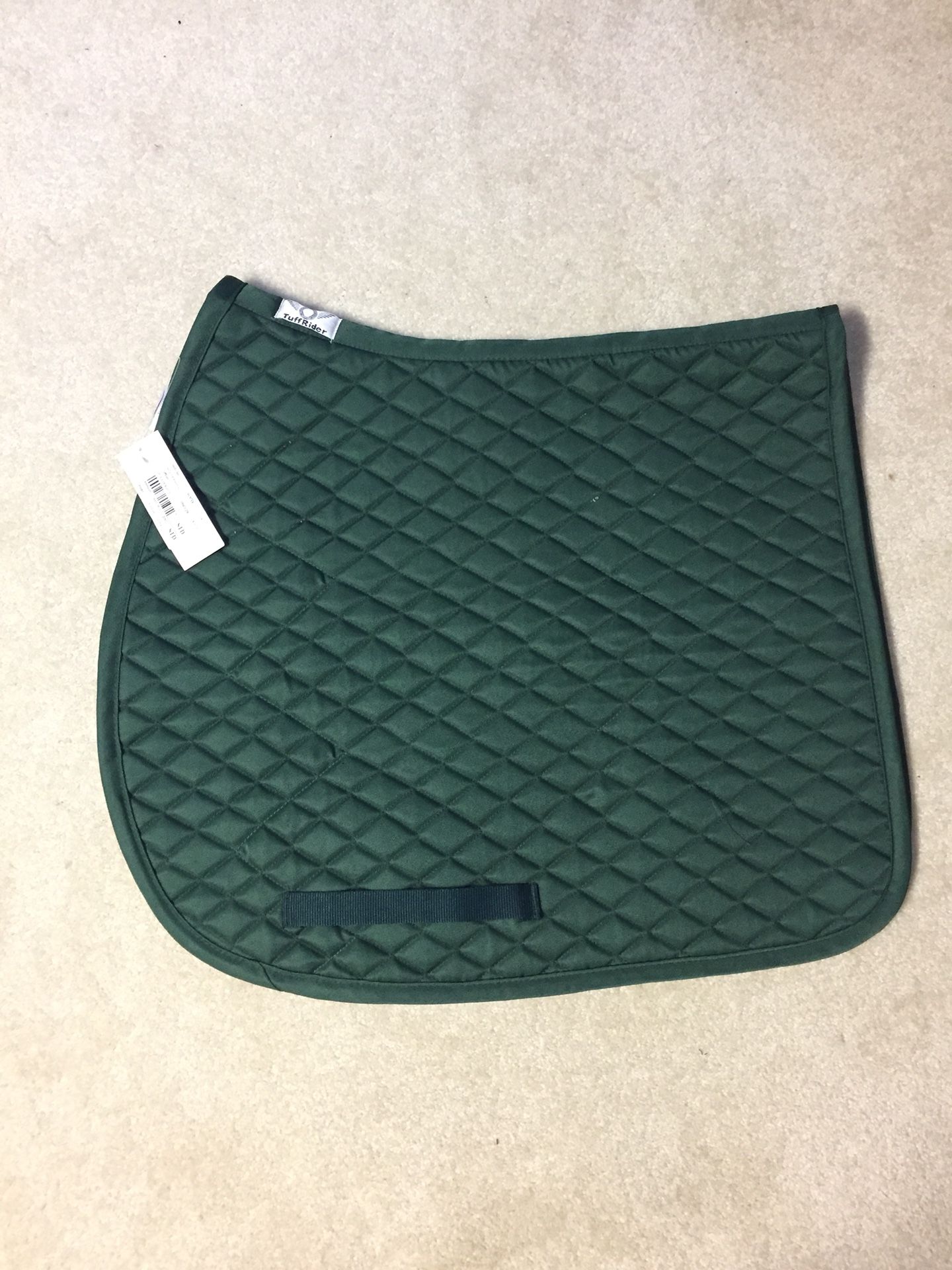 English saddle pad Hunter green