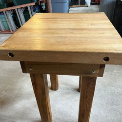 Butcher Block Kitchen Work Table