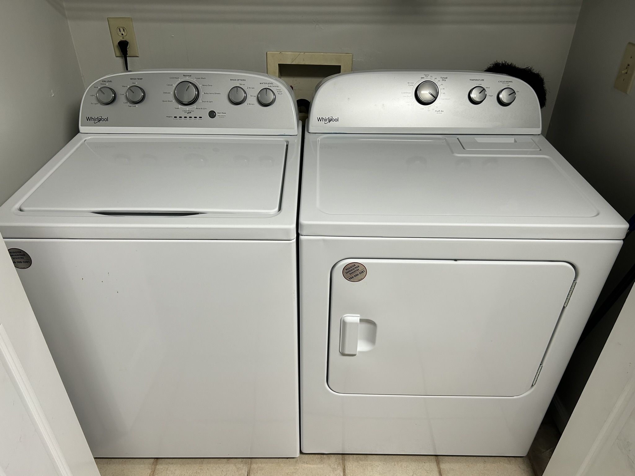 Whirlpool washer/dryer