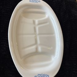 Vintage Cornflower Corning Ware Platter 