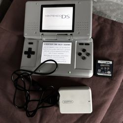 Nintendo DS Original NTR-001 Japanese Console Silver Tested Works 