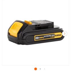 DEWALT 20V MAX Compact Lithium-Ion 1.5Ah BATTERY ONLY