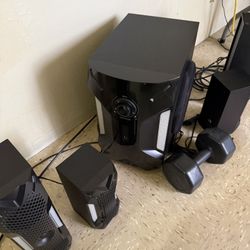 Rockville 5.1 Channel Home Theater System For 100$ 