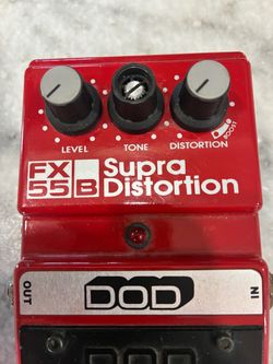 DOD FX55B Supra Distortion Guitar Pedal