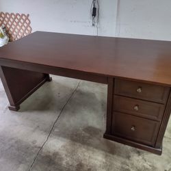 Ballard Designs Tuscan Desk, Red Mahogany