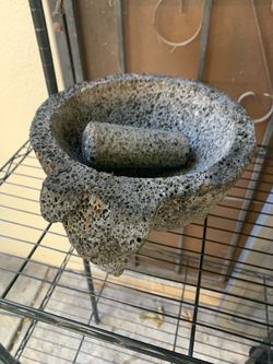 Volcanic Stone Mortar and Pestle Set