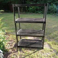 4-tier Plastic Utility Shelf 