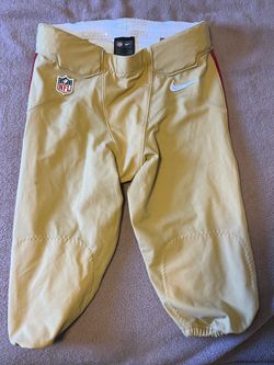 San Fransisco 49ers Game Issued Gold Pants 32