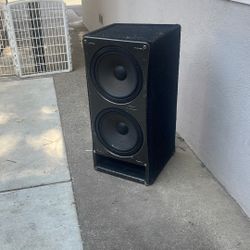Speaker Box For Car 12” X2 Pioneer Speakers 