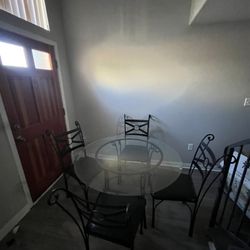 Glass Table Set
