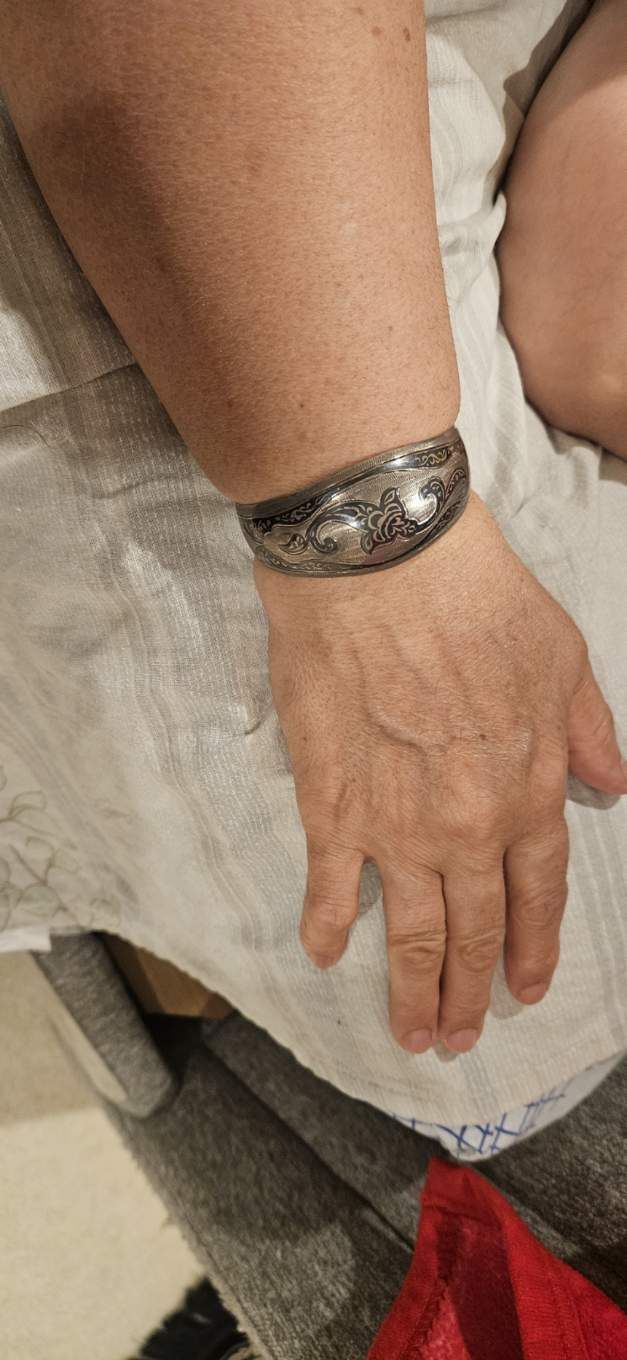 Authentic Handmade Adjustable Silver Bracelet