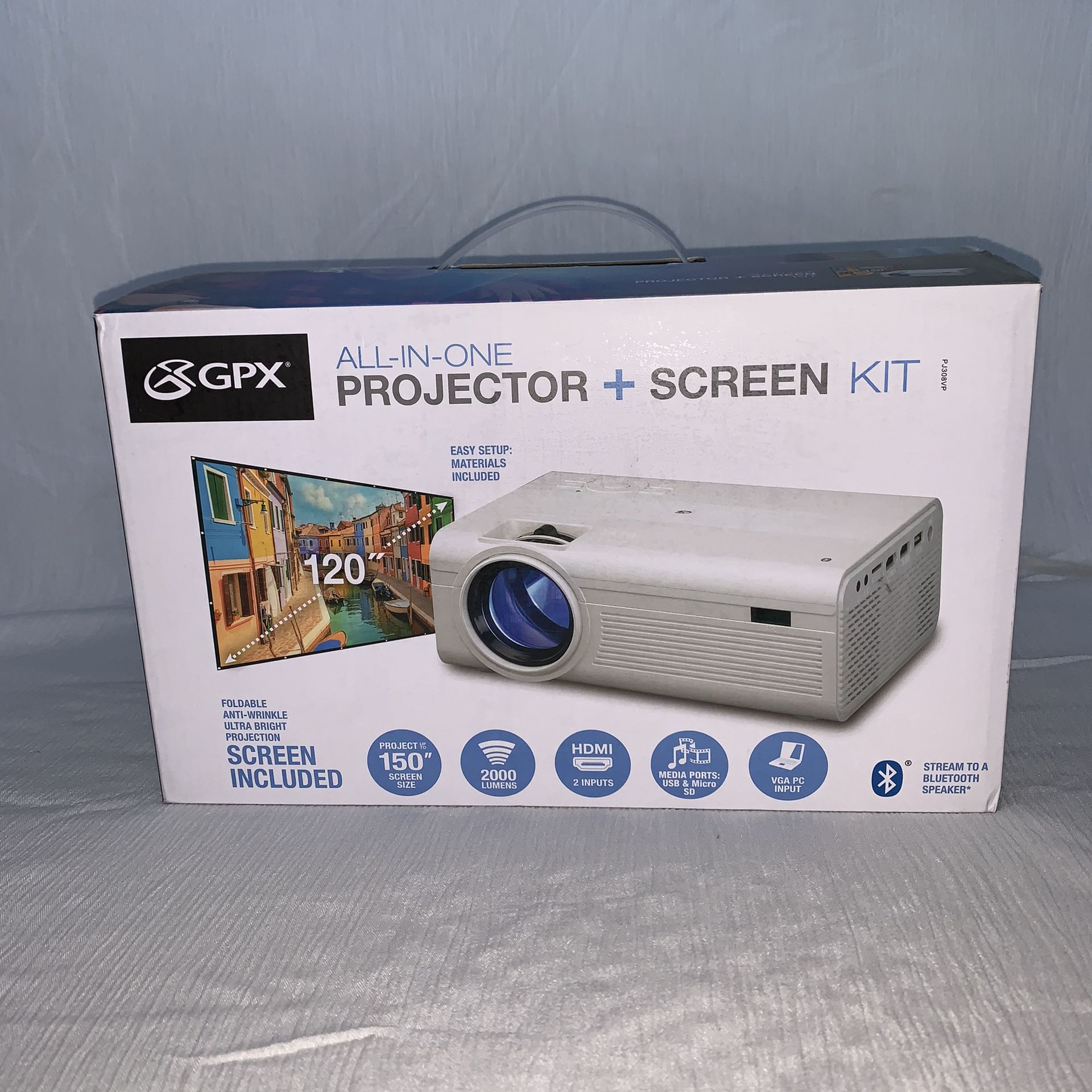 Projector & screen kit