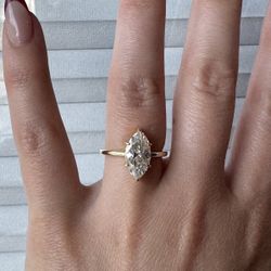 3CT Moissanite Ring