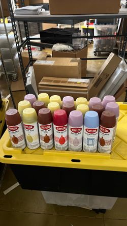 Krylon Sea Glass spray paints -   21  cans