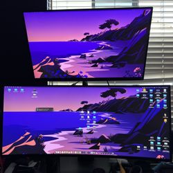 LG 27 4k And DELL U3818DW
