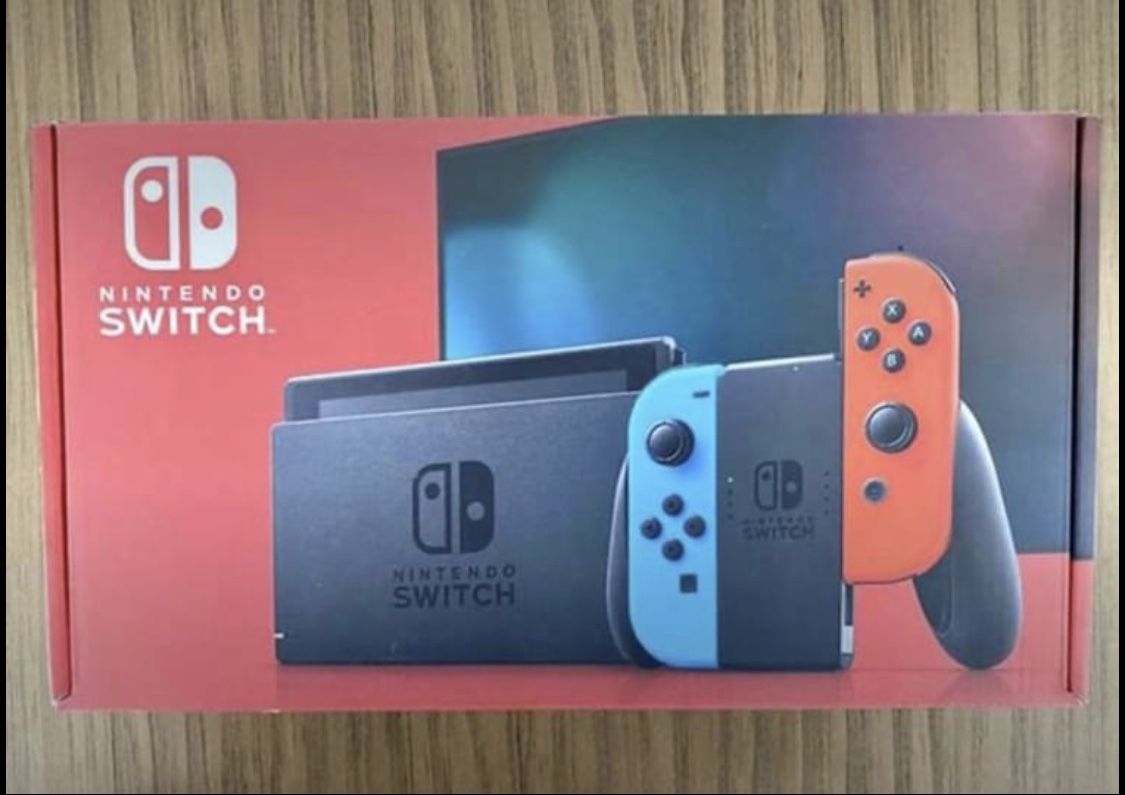 New Red and Blue Nintendo Switch