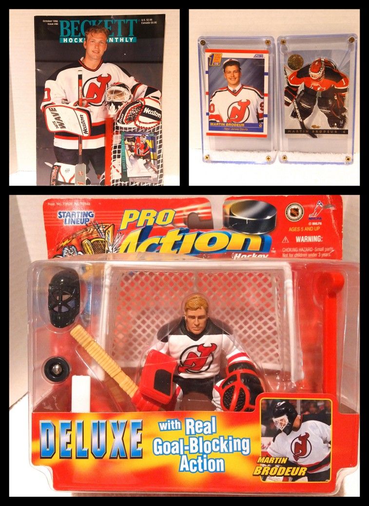 🏒 New Jersey Devils 🏒 #30 Martin Brodeur ~
Collectible Items (4pcs)