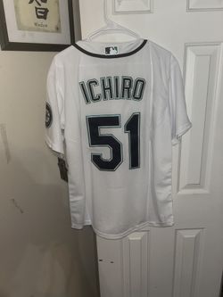 Nike Ichiro Seattle Mariners white jersey size L