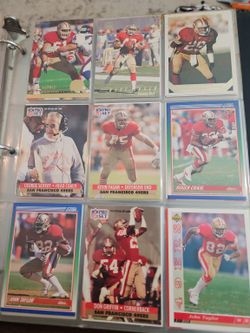 Football Card Collection Binder | Montana, Rice, Young, Moss, Manning, Owens | 300+ Cards