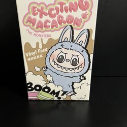 Authentic Labubu Exciting Macaron Soymilk