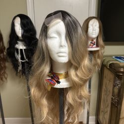 Wig/ Blonde Ombre 