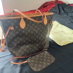 Authentic Brown Monogram Tote Bag