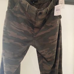 Sanctuary Camo Stretch Pants New Size Med