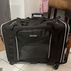 Extra Large Pet Carrier With Wheels Dog Cat Luggage