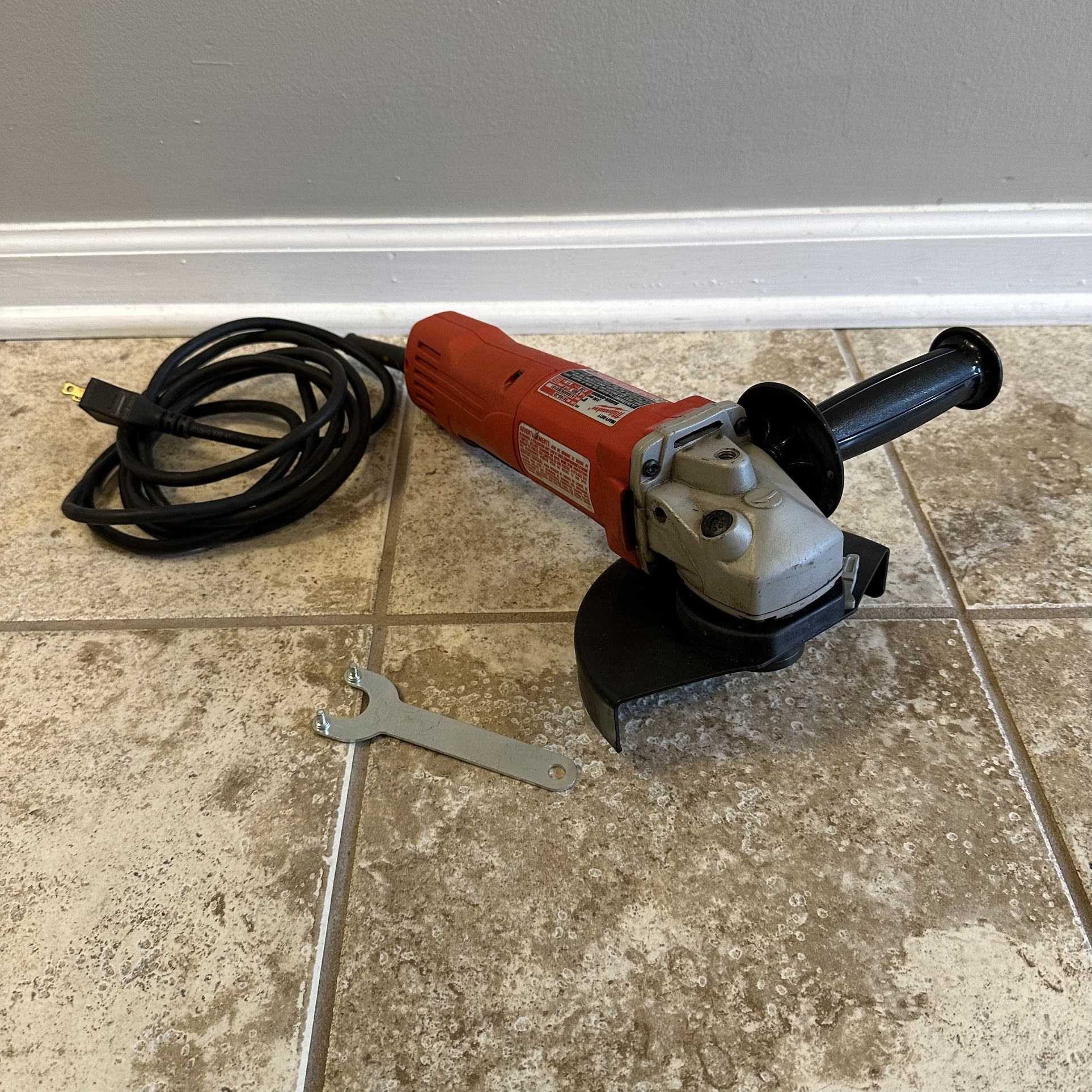 Milwaukee 6" Corded Angle Grinder - 11 Amp - 9000 RPM