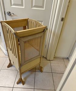 Guidecraft  Kitchen Helper Toddler Tower Adjustable And Foldable