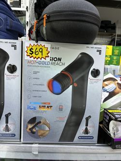 Sharper Image Power Percussion Hot+Cold Reach Massager