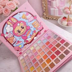Cute Pink Strawberry Eyeshadow Palette – 63 Colors