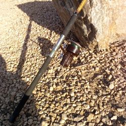 Vintage Diawa7700  Rod&Reel  8 Ft. Rod New Line Perfect Condition