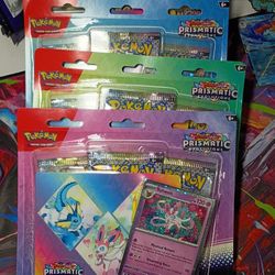 Prismatic Evolutions Tech Sticker Collection 