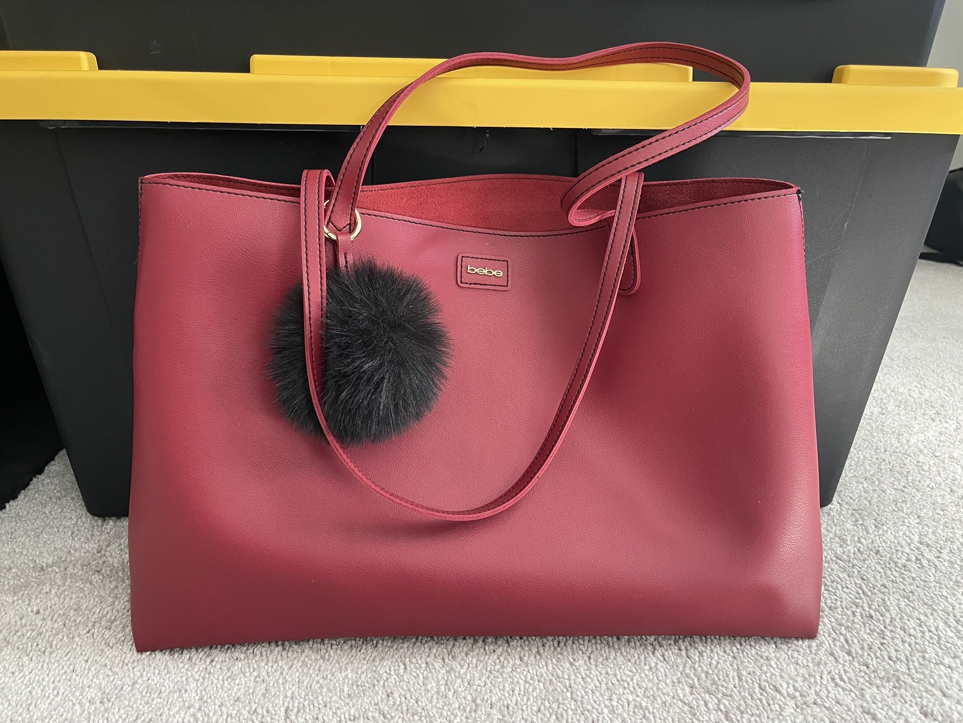 Red Bebe Tote