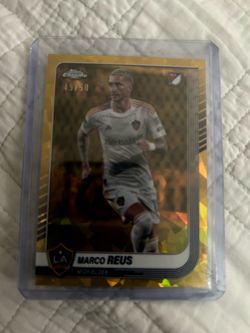 Marco Reus 2025 Topps Chrome MLS #11 Gold Refractor /50