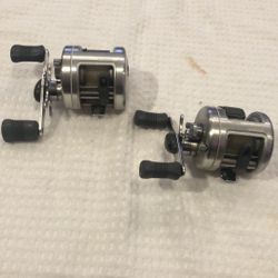 TWO (2) SHIMANO CALCUTTA 200 CASTING REEL'S.