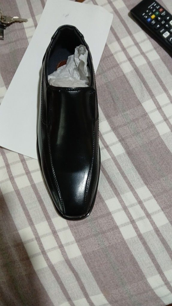 Black Leather Men's Shoes
