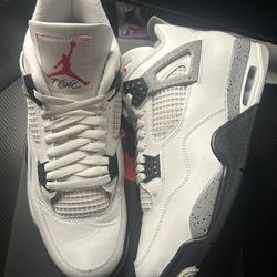 Jordan 4 White Cement Size 12 Used